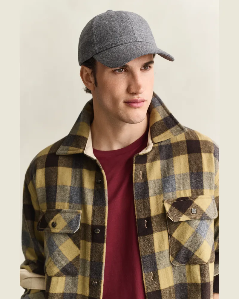 Gant Herren Kaschmir-Cap DUSKY ANTHRACITE Dusky