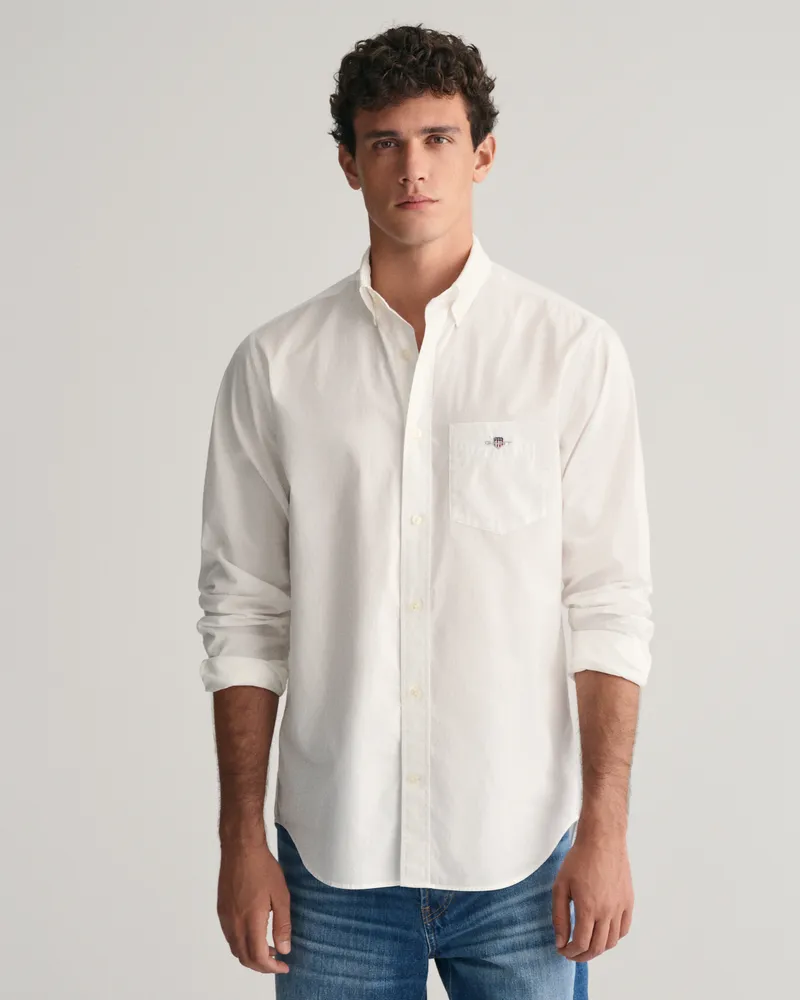 Gant Herren Regular Fit Classic Popeline Bluse 