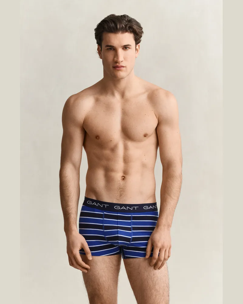 Gant Herren 3er-Pack Boxershorts mit Streifen NAUTICAL Blau Nautical