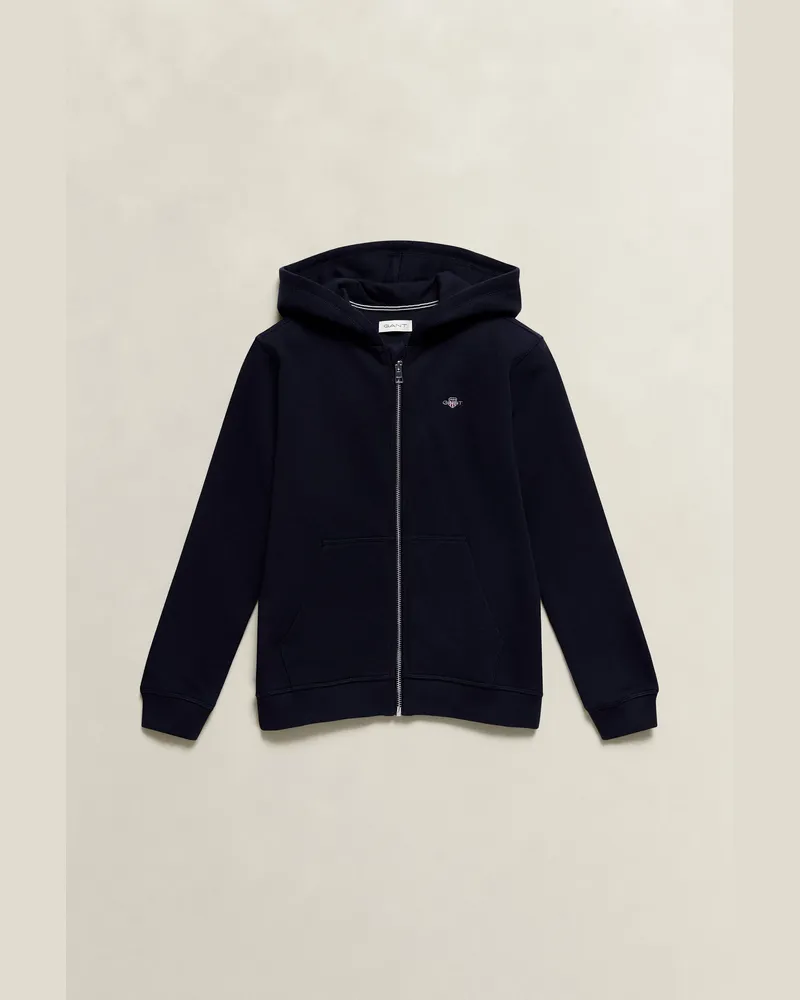 Gant Teenager Shield Sweatjacke EVENING Blau Evening