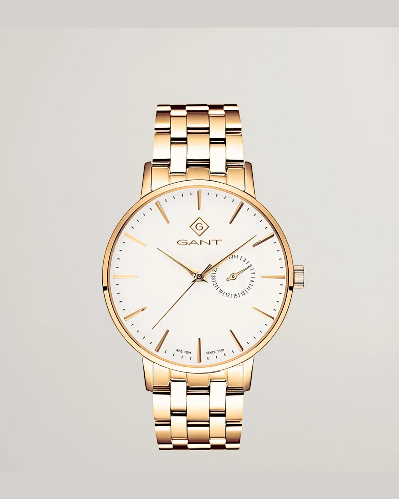 Gant Herren Park Hill III Armbanduhr Weiß Weiß