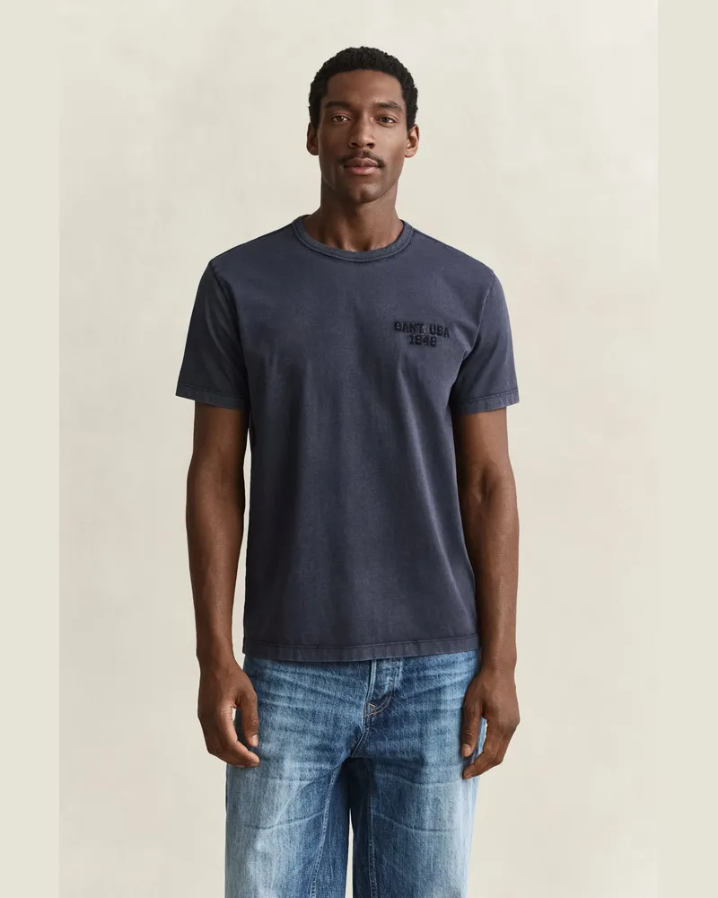 Gant Herren Graphic T-Shirt EVENING Blau Evening