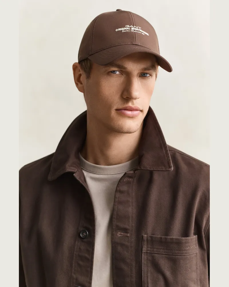 Gant Herren Graphic Cap SHADOW Braun Shadow