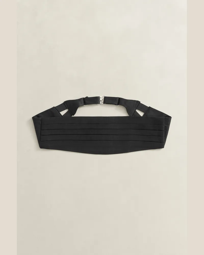Gant Herren Kummerbund Schwarz Schwarz