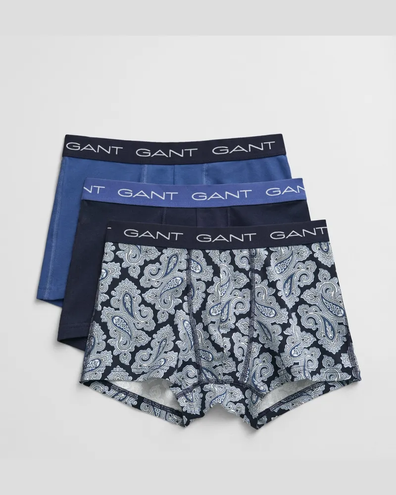 Gant Herren 3er-Pack Boxershorts mit Paisley-Print 