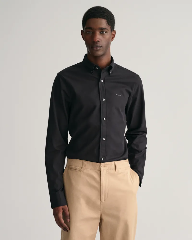 Gant Herren Slim Fit Pinpoint Oxford-Hemd 
