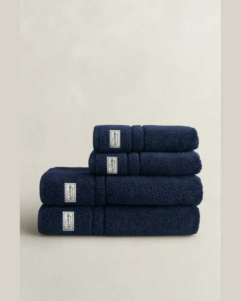 Gant Wohnaccessoires Premium Handtücher im 4er-Pack MARINE Marine