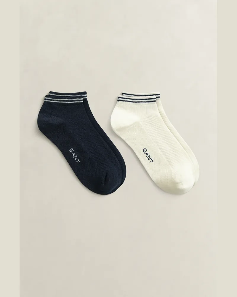 Gant Herren 2er-Pack Knöchelsocken MARINE Marine