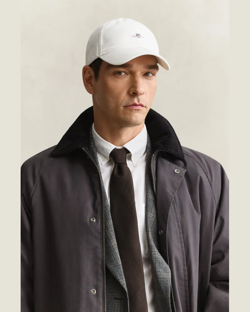 Gant Herren Shield Cap aus Baumwolltwill EGGSHELL Eggshell