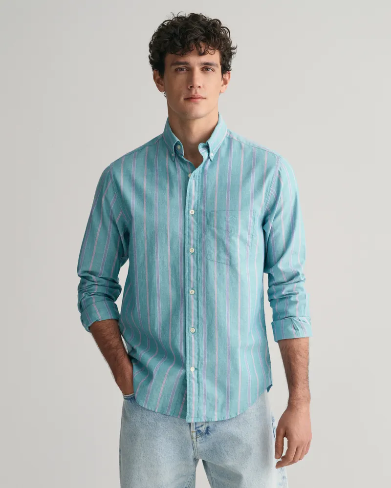 Gant Herren Regular Fit Archive Oxford-Bluse mit Streifen 