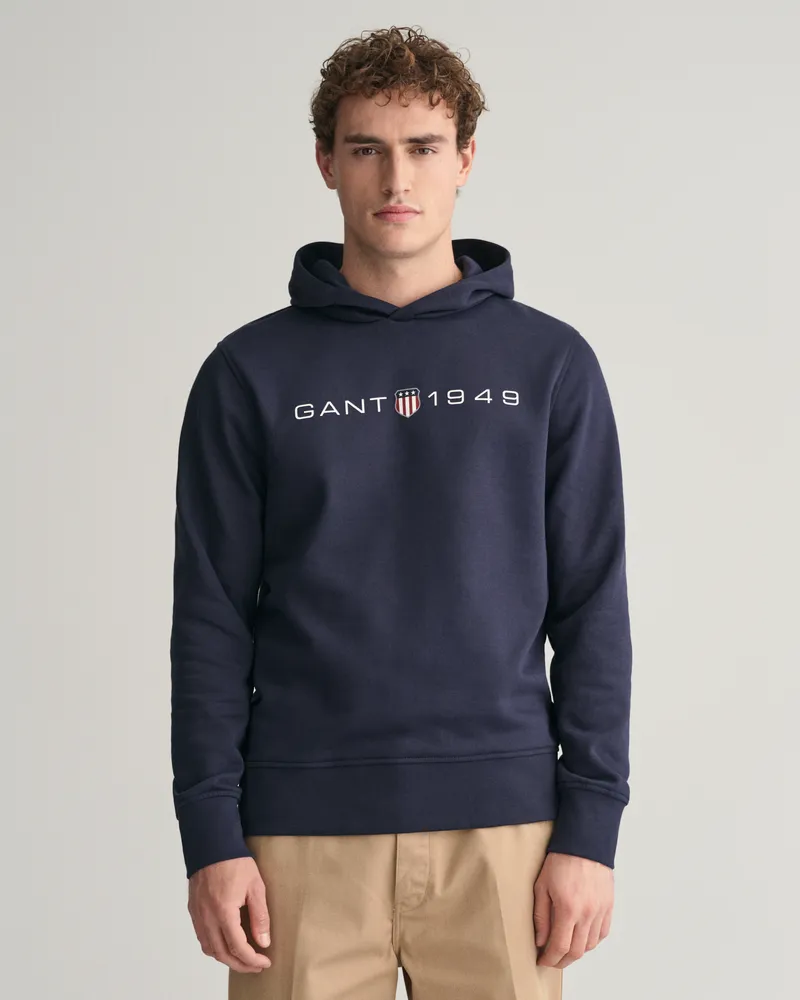 Gant Herren Graphic Hoodie mit Print 