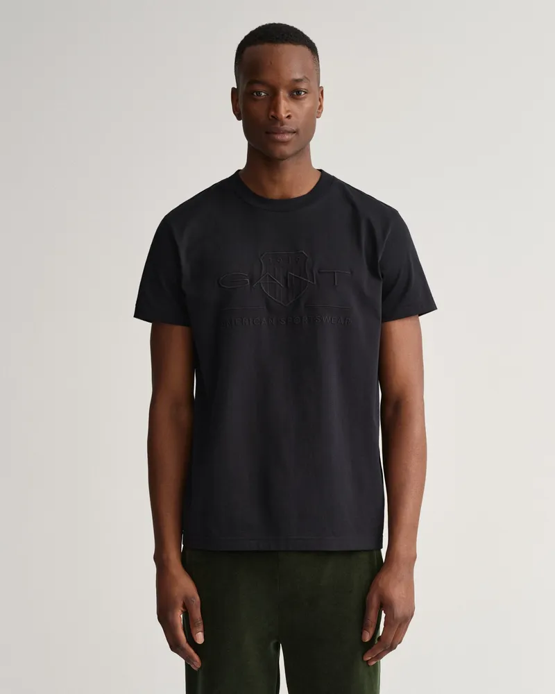 Gant Herren Tonal Archive Shield T-Shirt 