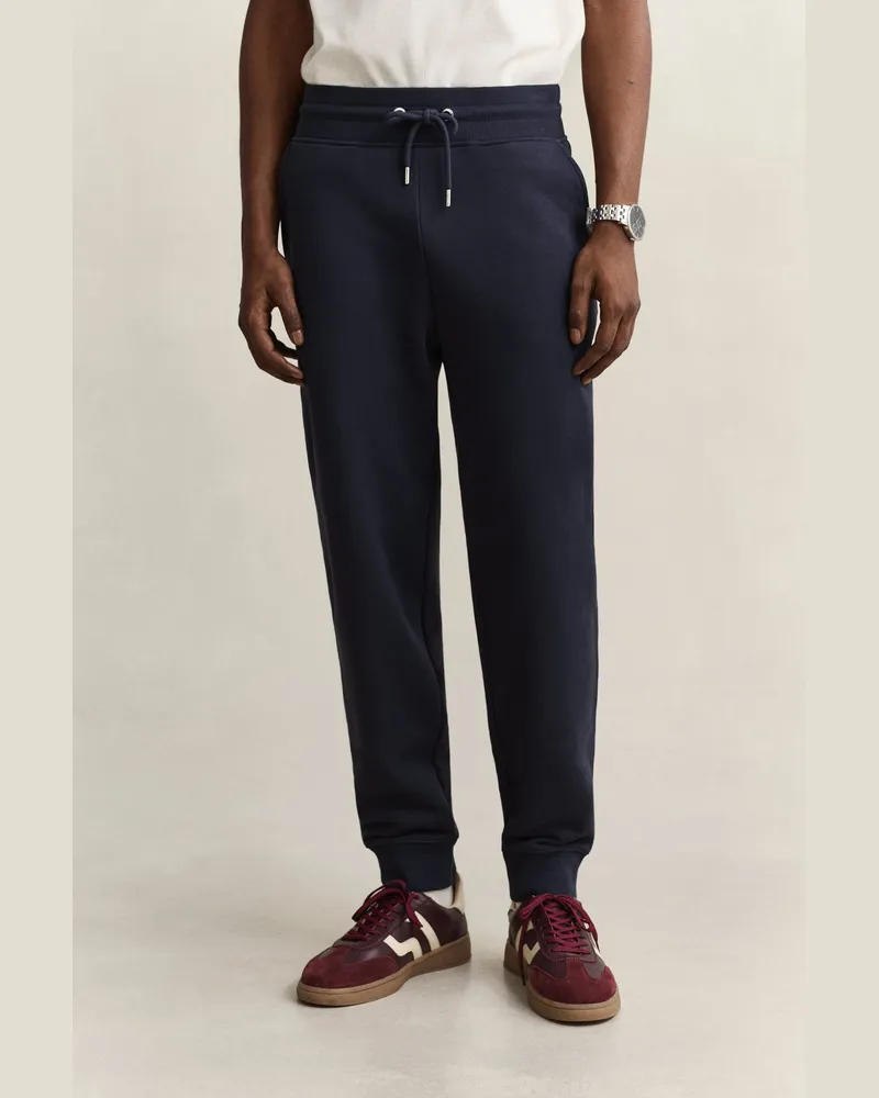 Gant Herren Shield Sweathose EVENING Blau Evening