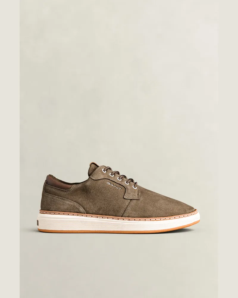 Gant Herren Wenprep Sneaker aus Veloursleder DARK Braun Dark