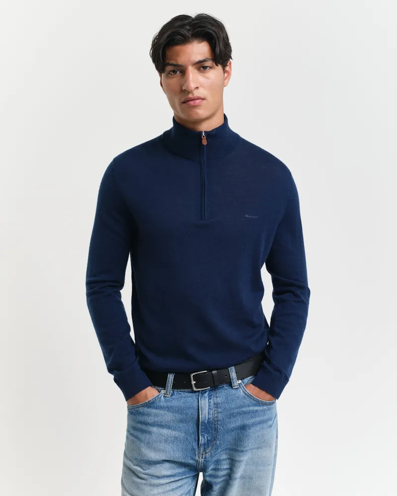 Gant Herren Troyer aus extra feiner Merinowolle 