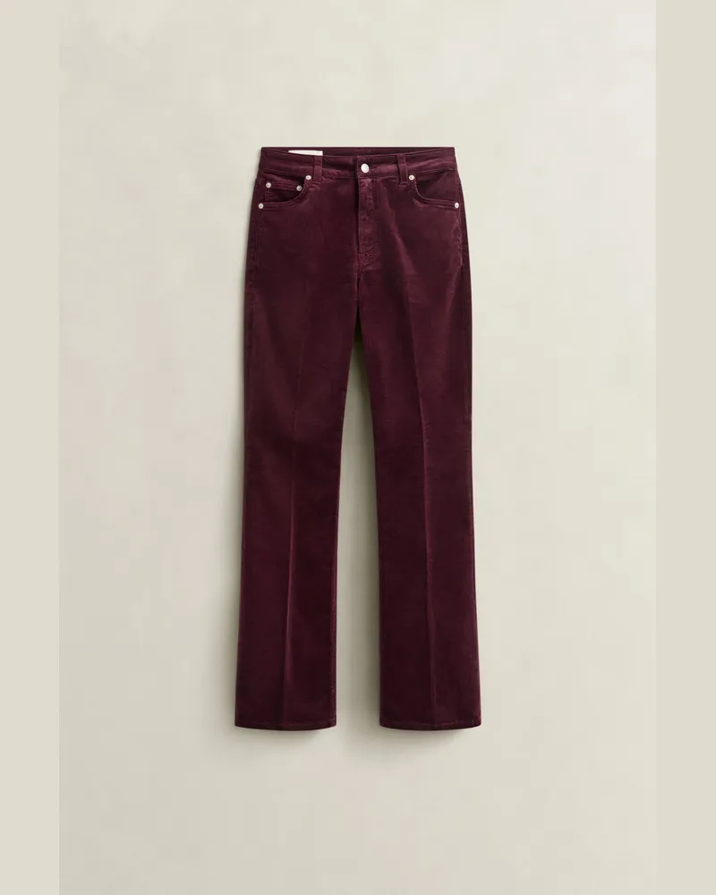 Gant Damen Cordjeans mit ausgestelltem Bein DARKENED WINE Darkened