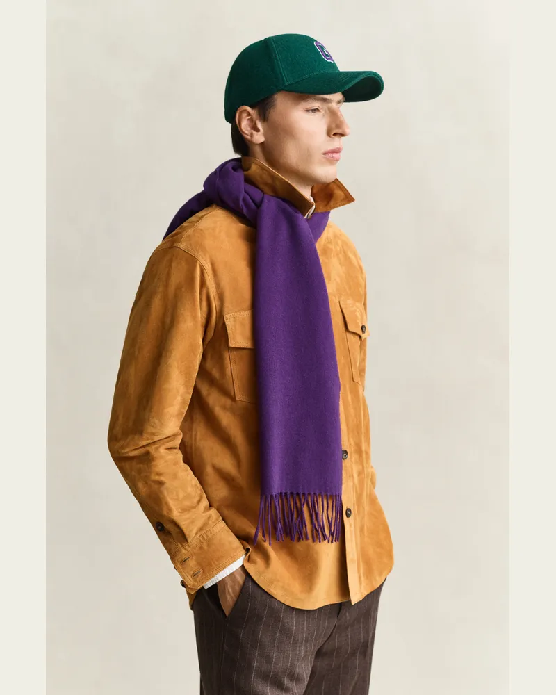 Gant Herren Wollschal PANSY PURPLE Pansy