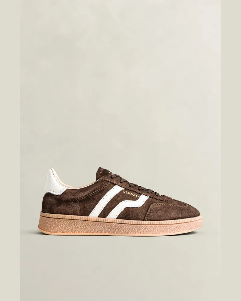 Gant Damen Cuzima Sneaker aus Veloursleder MAHOGANY Braun Mahogany