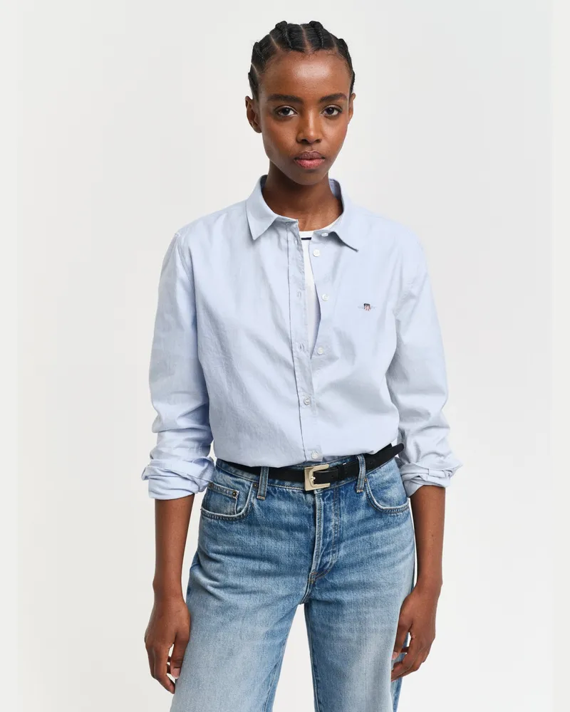 Gant Damen Slim Fit Stretch Oxford-Bluse 