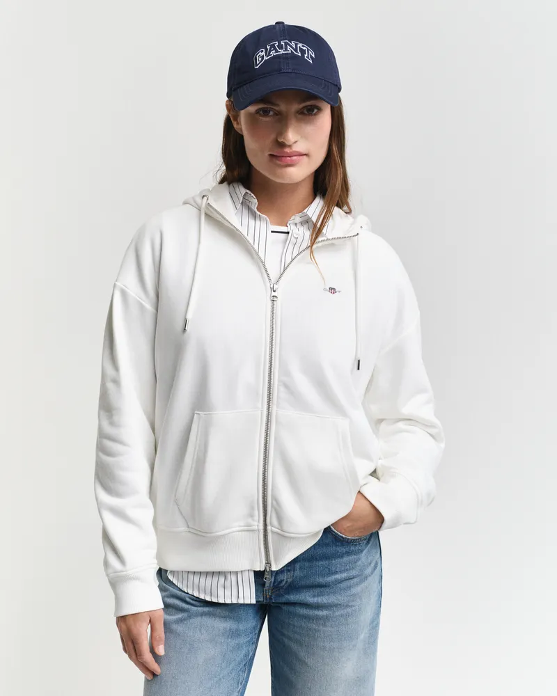 Gant Damen Shield Sweatjacke 