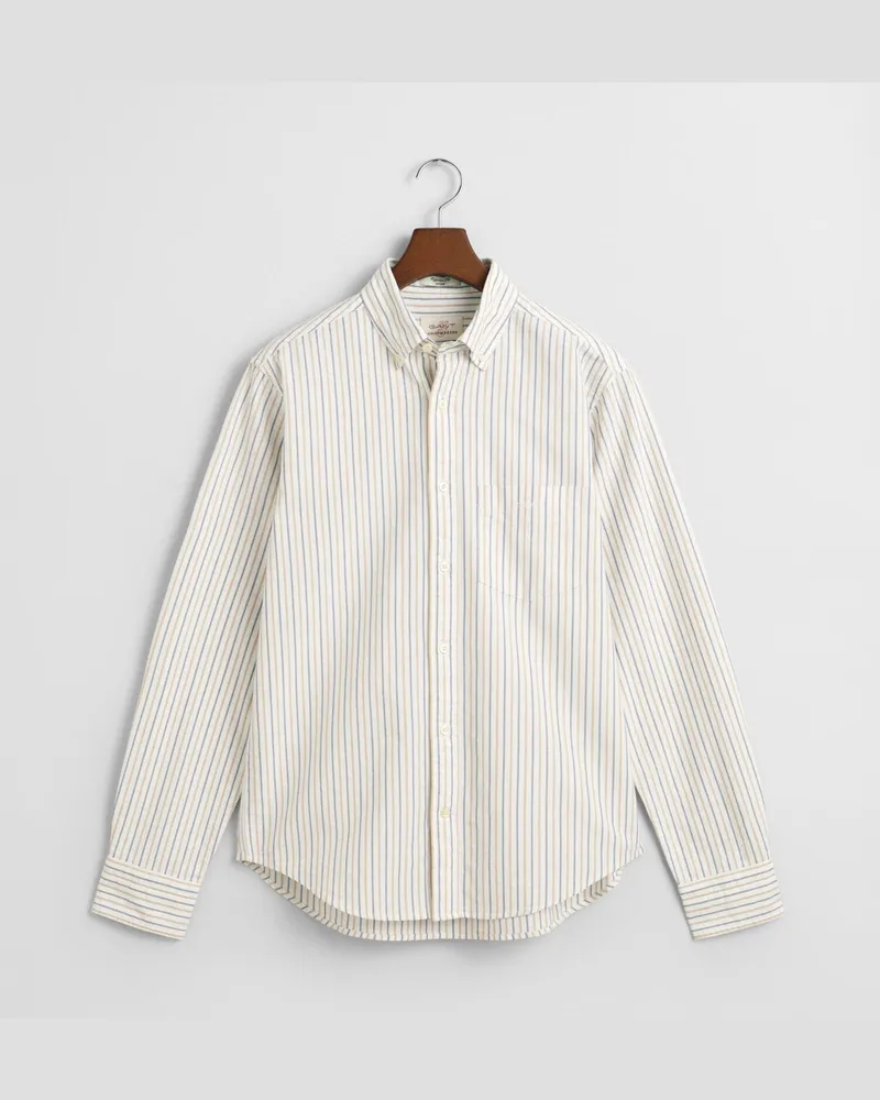 Gant Herren Regular Fit Classic Oxford-Hemd mit Streifen 