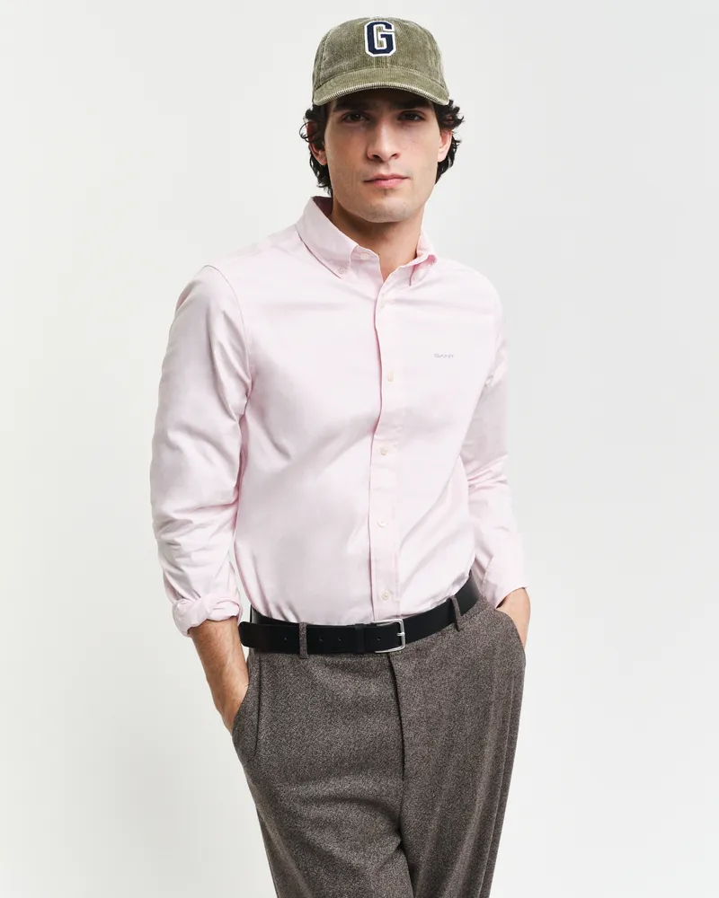 Gant Herren Slim Fit Pinpoint Oxford-Hemd 