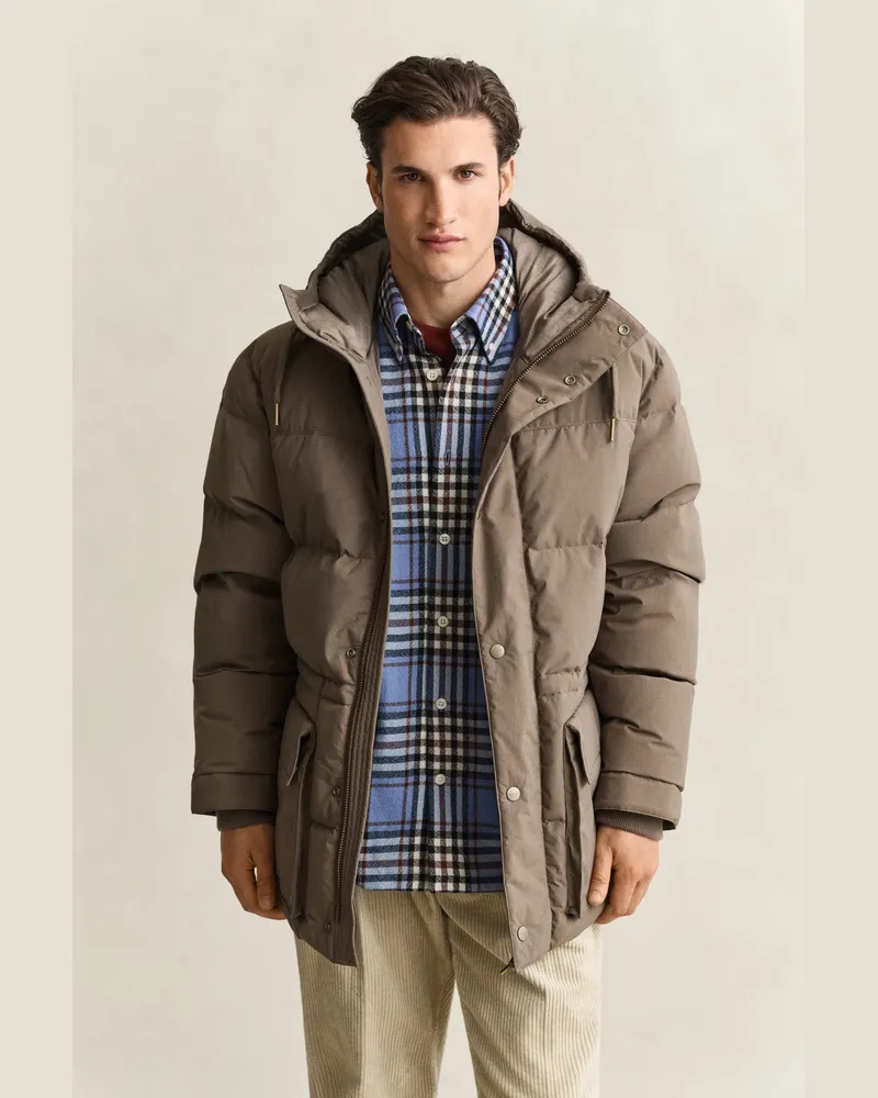 Gant Herren Daunenparka FADED TAUPE Faded