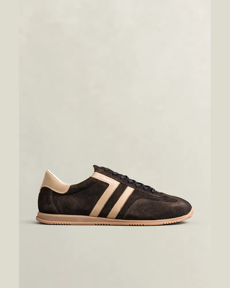Gant Herren Spearclub Sneaker aus Veloursleder DARK Braun Dark