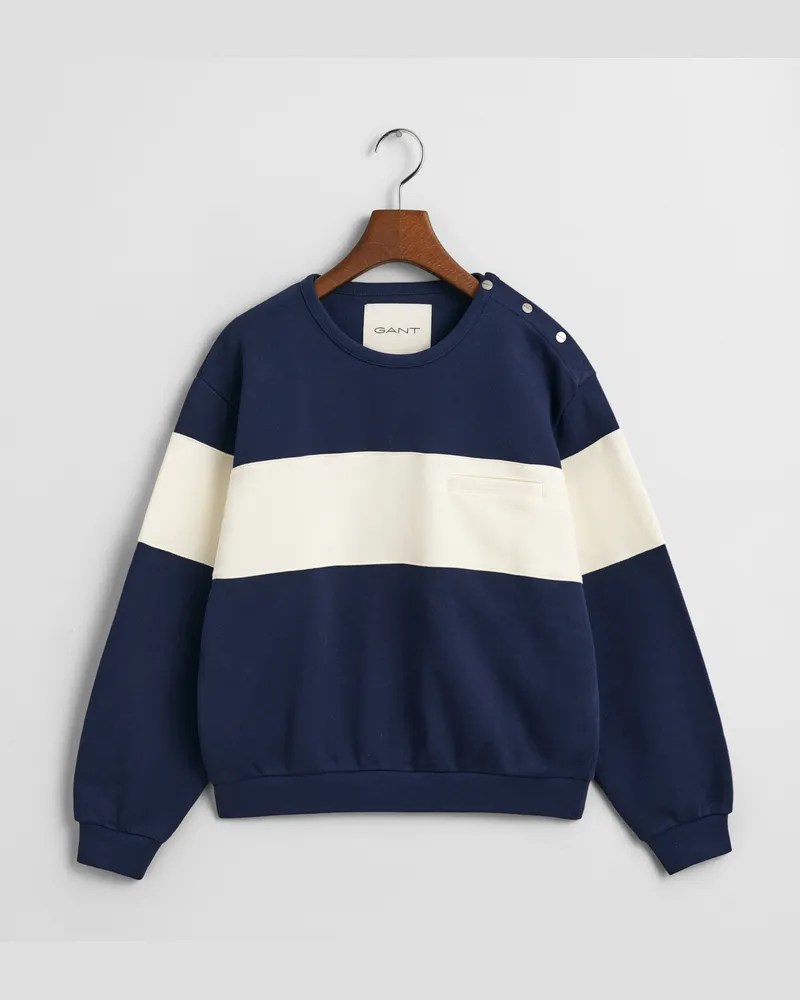 Gant Damen Color Blocked Rundhals-Sweatshirt 