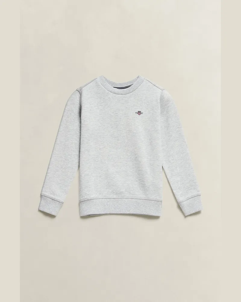 Gant Kinder Shield Sweatshirt Grau MELANGE Grau