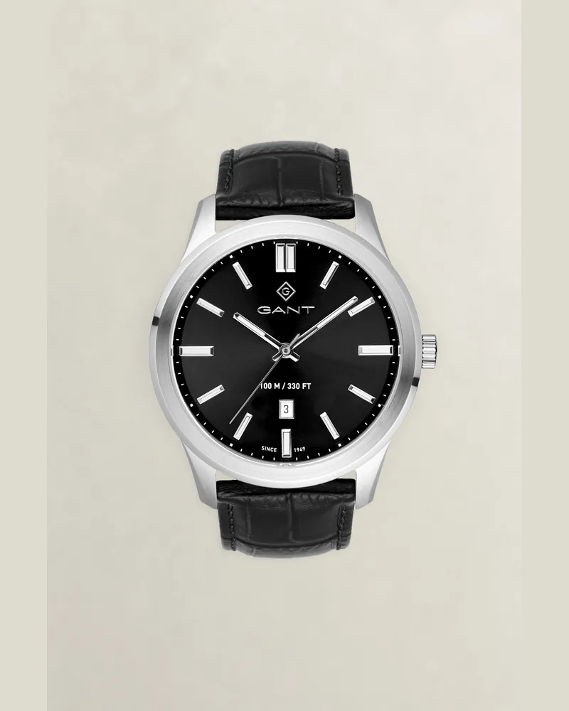 Gant Herren Bridgeton Armbanduhr Schwarz Schwarz