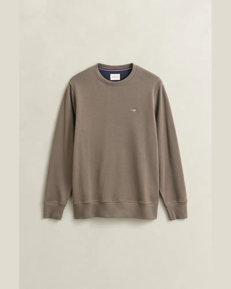 Gant Herren Shield Rundhals-Sweatshirt FADED TAUPE Faded