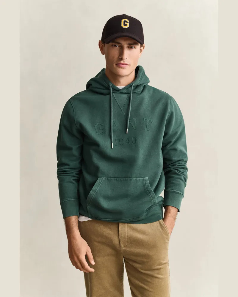 Gant Herren Graphic Hoodie DARK EMERALD Dark