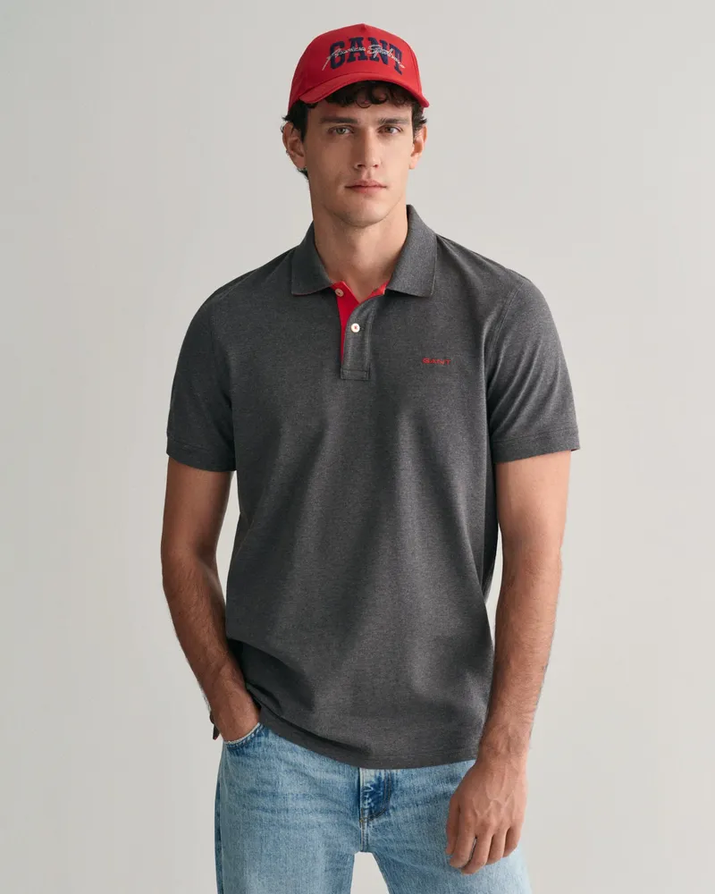 Gant Herren Kontrast Piqué Poloshirt 