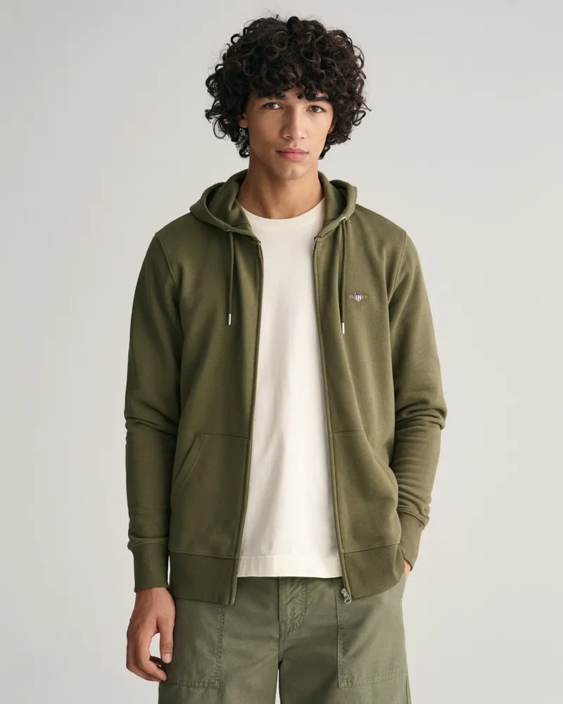 Gant Herren Shield Sweatjacke 