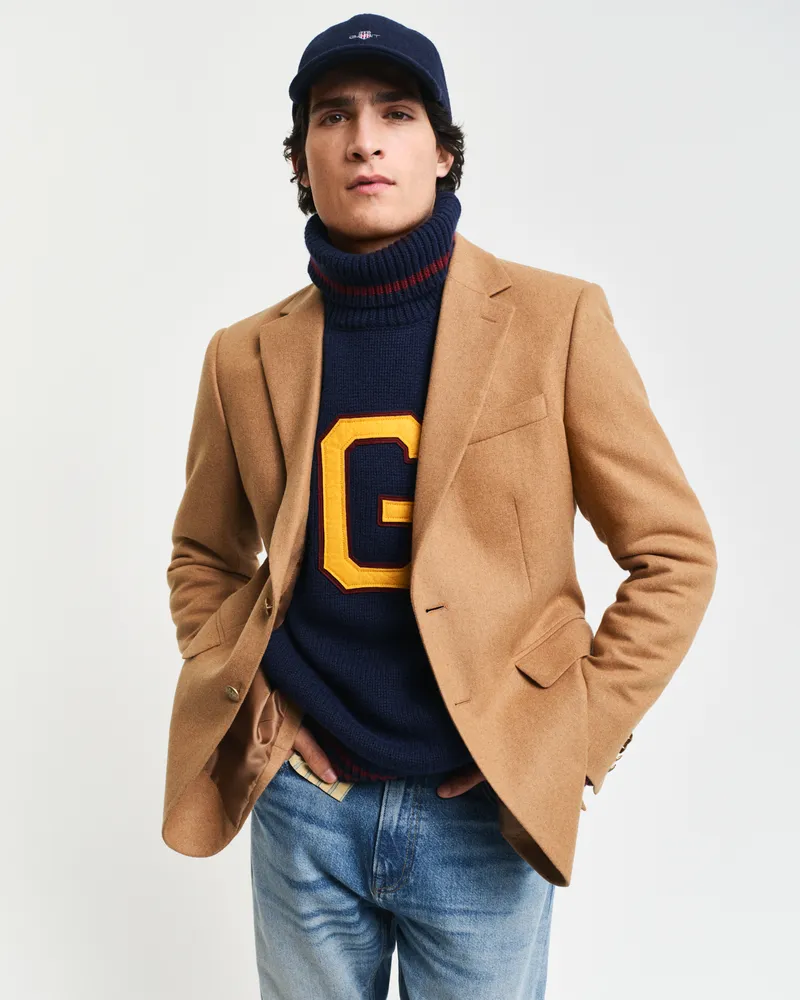 Gant Herren Club Sakko aus Wollflanell 