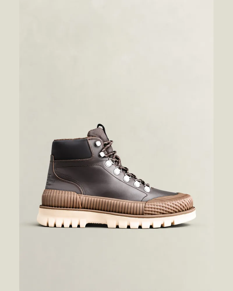 Gant Herren Nebrada Lederstiefel DARK Braun Dark