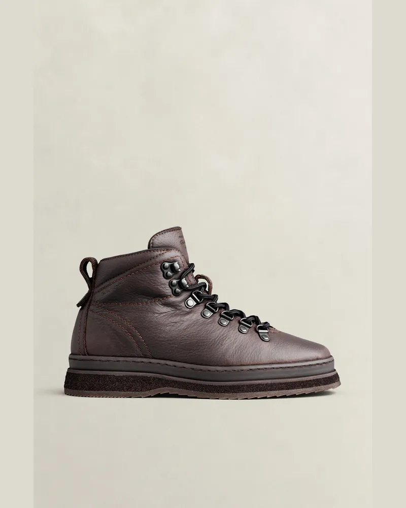 Gant Herren Blistown Lederstiefel DARK Braun Dark