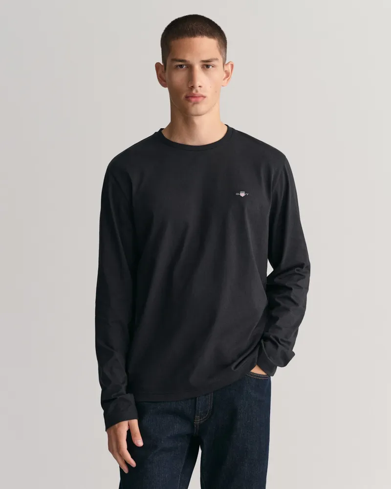 Gant Herren Shield Langarm-T-Shirt 