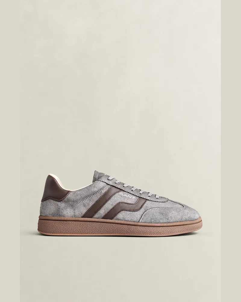 Gant Herren Cuzmo Sneaker aus Veloursleder CONCRETE Grau Concrete