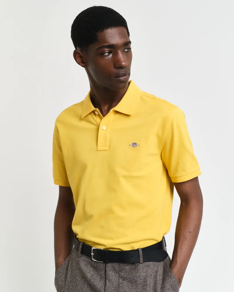Gant Herren Regular Fit Shield Piqué Poloshirt 