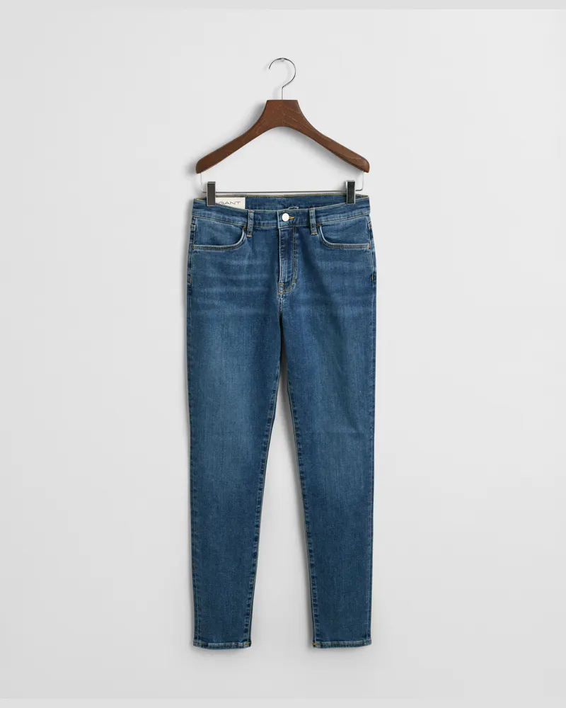 Gant Damen Slim Fit Stretch Indigo Jeans 