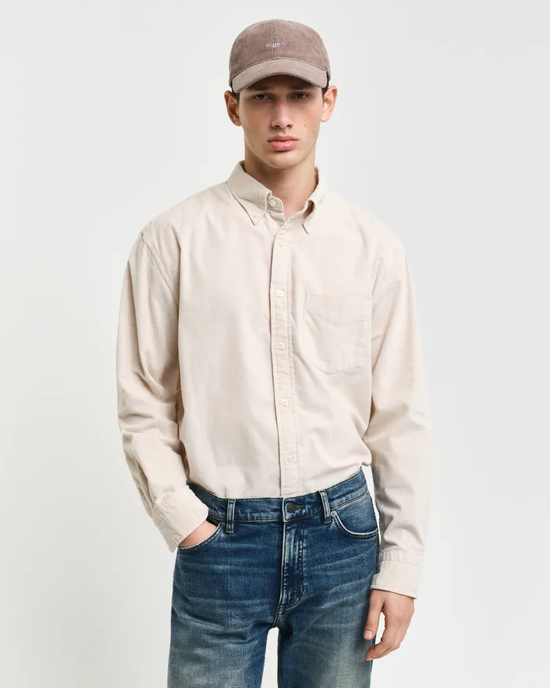 Gant Herren Relaxed Fit Cordhemd 
