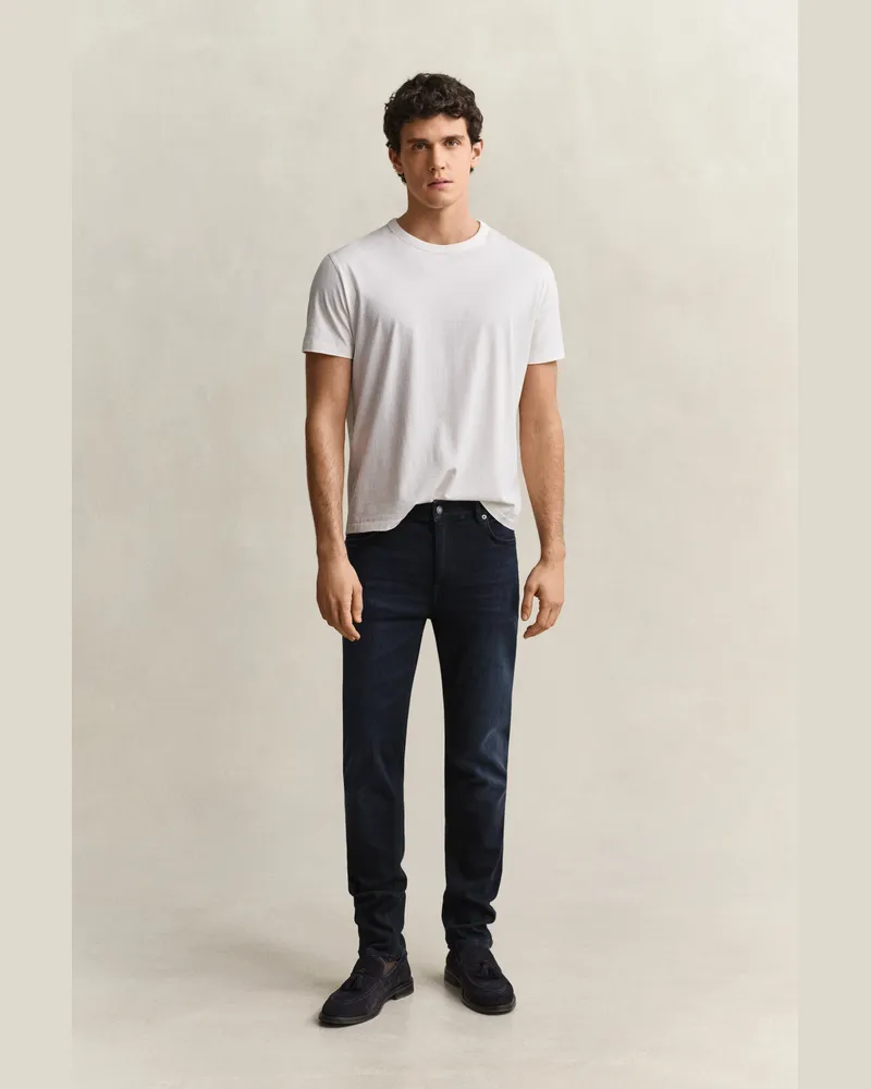 Gant Herren Extra Slim Active Recover Jeans Schwarz VINTAGE Schwarz