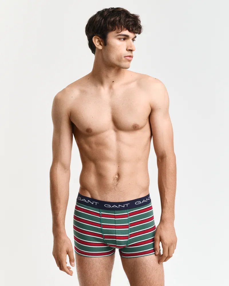 Gant Herren 3er-Pack Boxershorts mit Rugger-Streifen in Geschenkbox 