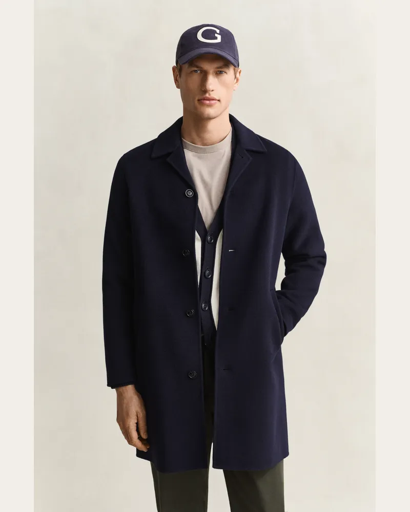 Gant Herren Handgenähter Mantel EVENING Blau Evening