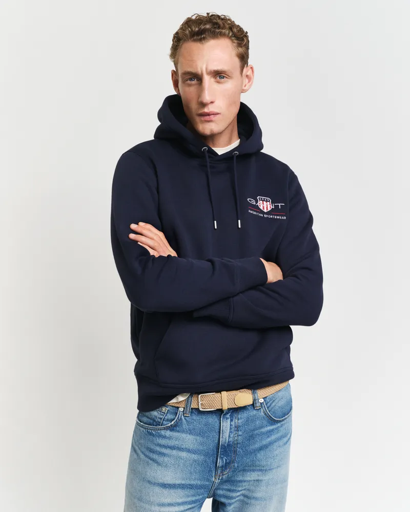Gant Herren Medium Archive Shield Hoodie 