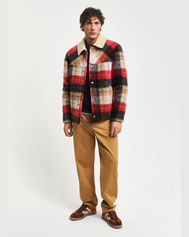 Gant Herren Regular Fit Chinohose aus angerauter Baumwolle 