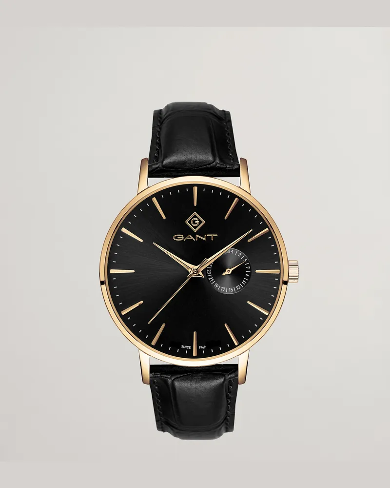 Gant Herren Park Hill III Armbanduhr Schwarz Schwarz