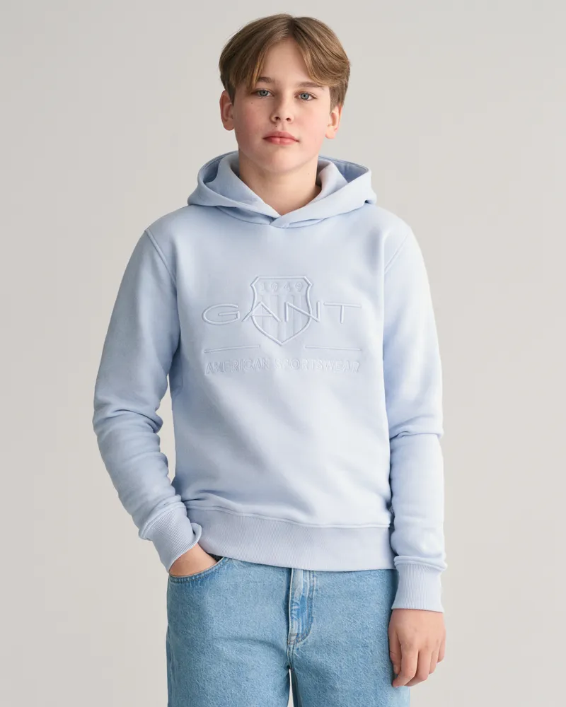 Gant Teens Teens Tonal Shield Hoodie 